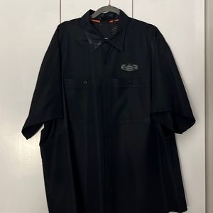 Mens 2XL Harley Davidson button down shirt